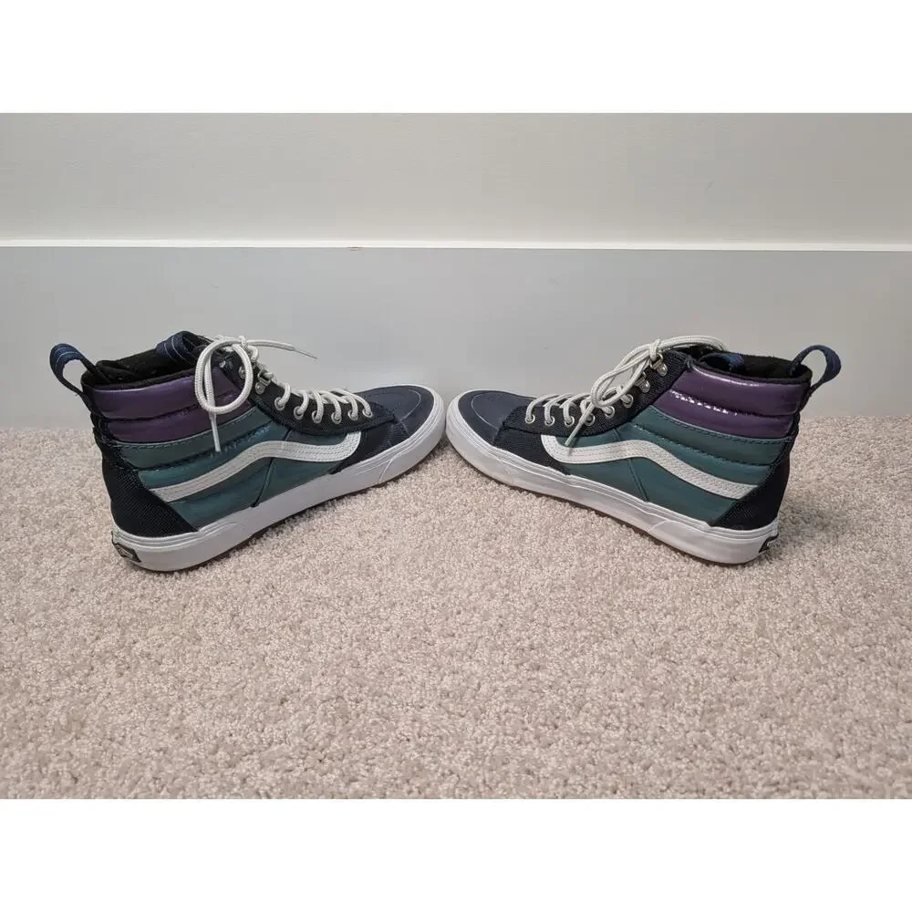 Vans Sk8-Hi MTE Primaloft Sneaker Boots Mens 10.5 Womens 12 Blue Teal Purple